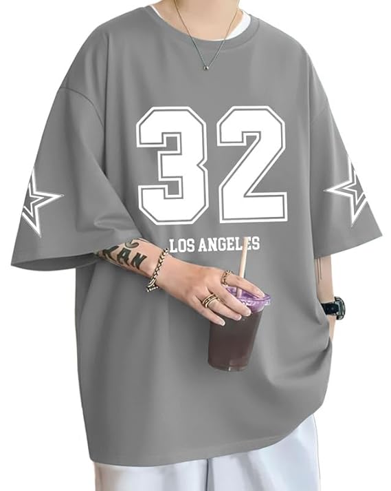 41F7zhvfyjL._SX569_ AUSK Men's Half Sleeve Drop Shoulder Loose T-Shirt || Drop Shoulder Printed Oversized Tshirt for Mens