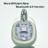 Srhythm NiceComfort 95 Hybrid Noise Cancelling Headphone Wireless, Bluetooth Headset with Transparency Mode,ENC,HD Sound Green