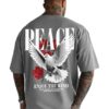 71FaPeS-yxL._SX569_ AUSK Men’s Peace Printed Oversized T-Shirt |Modern Streetwear Tshirt for Mens | Half Sleeve Tshirts for Men